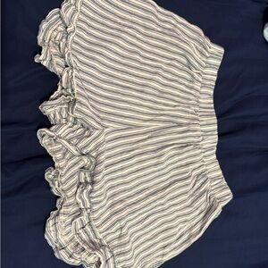 American Eagle Outfitters High Waist Striped Shorts